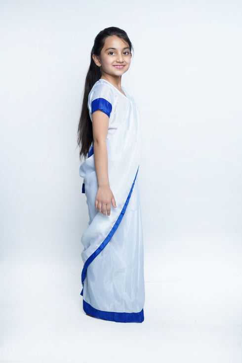 BookMyCostume Indira Gandhi Politician Leader Ex-Prime Minister Saree Kids Fancy Dress Costume